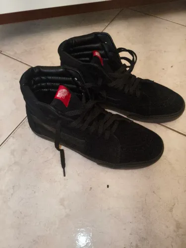 Tênis vans sk8-hi preto, tamanho 40.