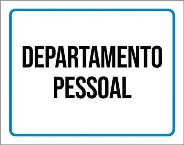 SERVIÇOS DE DEPARTAMENTO PESSOAL