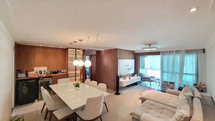 EXCELENTE APARTAMENTO NO TIROL  EM ANDAR ALTO | 130 m² | 4 QUARTOS | 2 SUÍTES | 2 SALAS | 
