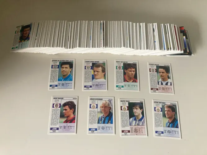 Score Cards 92 - Campeonato Italiano - coleção completa com 440 cards + especiais