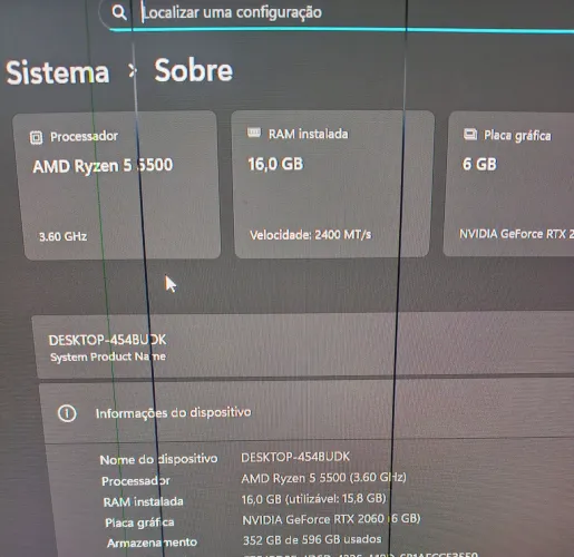 VENDO PC GAMER 3.300