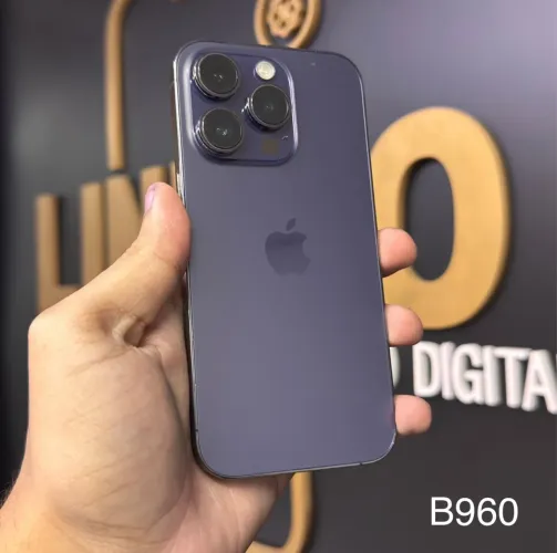 LOJA FÍSICA. IPHONE 14 PRO ROXO 256GB | PRATICAMENTE SEM MARCAS | TODO ORIGINAL 