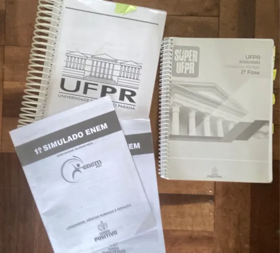 Apostila Positivo UFPR e ENEM mais simulados Super Intensivo 1 e Preparatório UFPR
