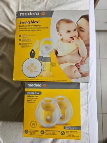 Extrator de Leite Medela Swing Maxi + Copos Hands-Free (Brinde Especial)