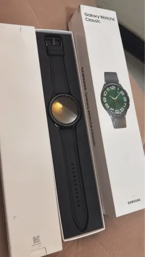 Samsung Galaxy Watch6 Classic - NOVO, NUNCA USADO
