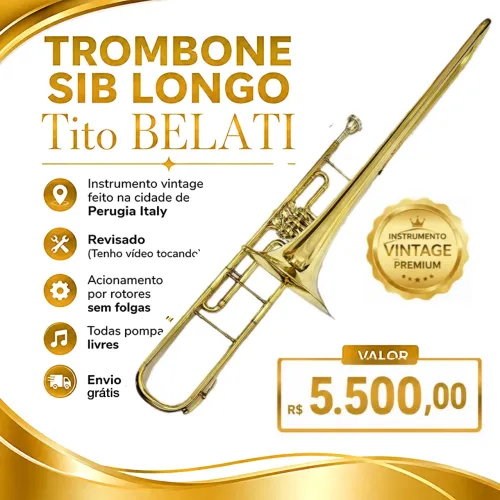 Trombone Sib Italiano TITO BELATI