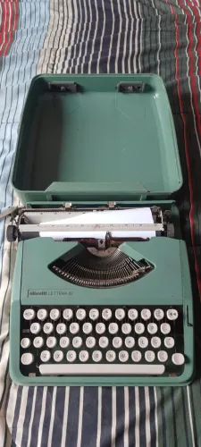 Maquina Escrever maleta portátil