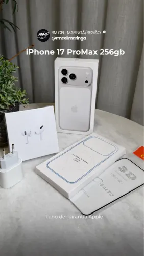 iPhone 17 Pro Max 256gb NOVO PEGO SEU USADO