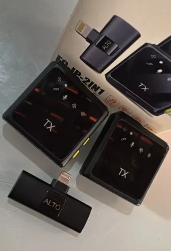 Microfone de Lapela TX, Série F9-IP-2IN1 à venda!