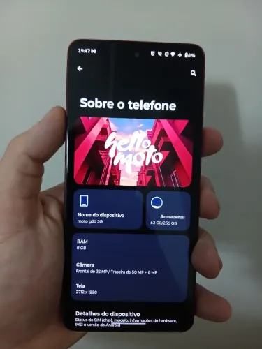 MOTOROLA G86 NOVO POSSUI NOTA