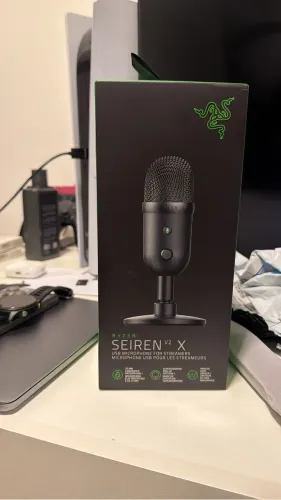 Microfone Razer Seiren V2 X Lacrado!