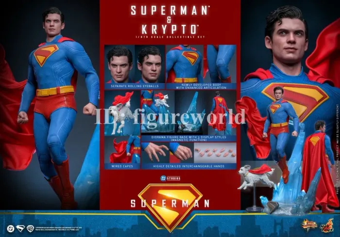 Superman and Krypto - Hot Toys