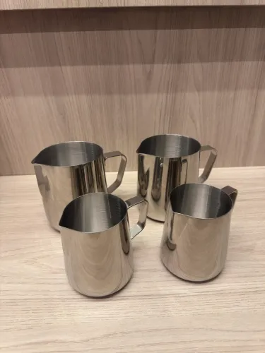 tapete tamper, pitcher e knock Box para café