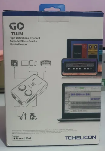 Interface de Áudio TC Helicon GO TWIN