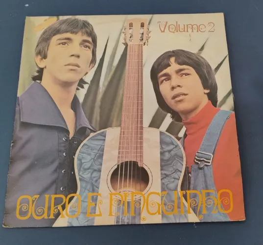 Disco Vinil Ouro e Pinguinho 