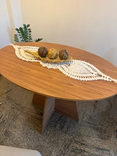 Mesa De Jantar Mdf Madeirado