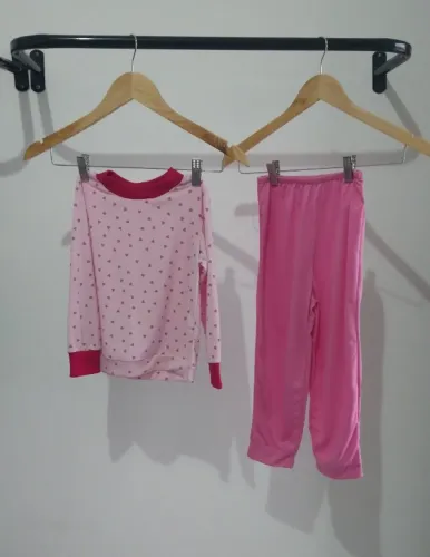 Pijamas infantil inverno e manequim