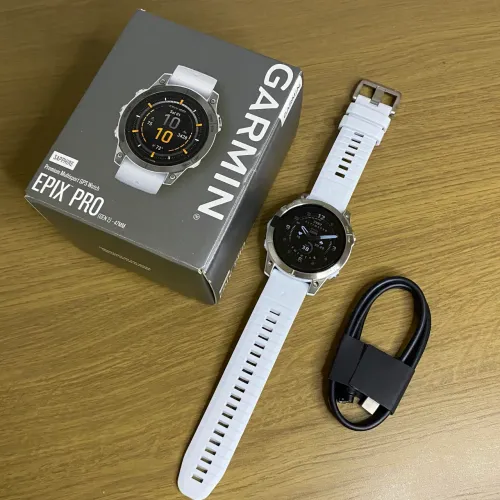 Relógio Garmin Epix Pro Gen2 Sapphire Tela Amoled Novo Lacrado