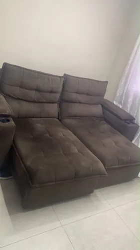 Sofá Retrátil Reclinável 2 lugares