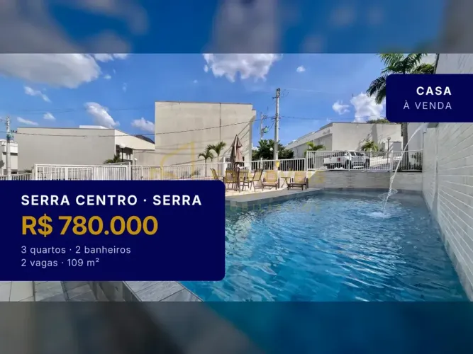 Viva com estilo no Serra Centro: casa em condomínio com piscina e salão de festas!