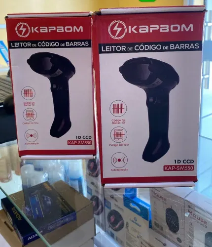 Leitor de Código de Barras Kapbom KAP-SM550 - USB