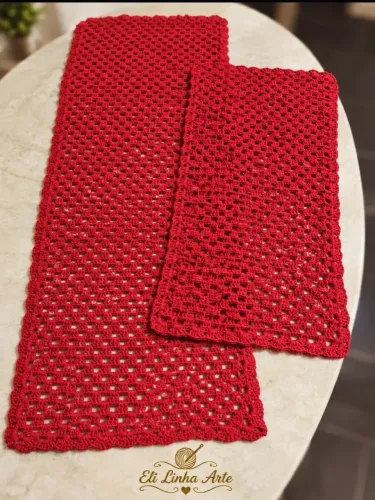 Kit Tapetes para Quarto de crochê