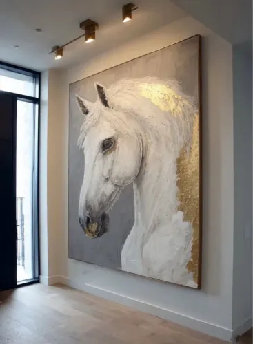 Pintura Quadro de Cavalo 150x150