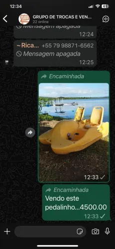 Vendo um pedalinho 