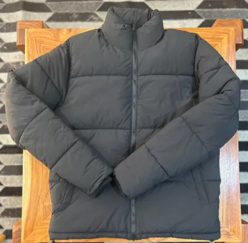 Jaqueta Puffer Couton Casual Preta Masculina