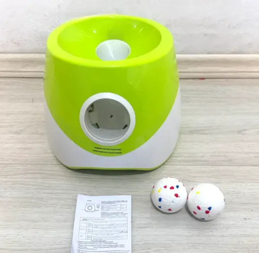 Lançador de Bolinha Automático Brinquedo Cachorro