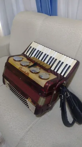 ACORDEON SANFONA SCANDALLI ITALIANA 80 BAIXOS TOP DEMAIS...