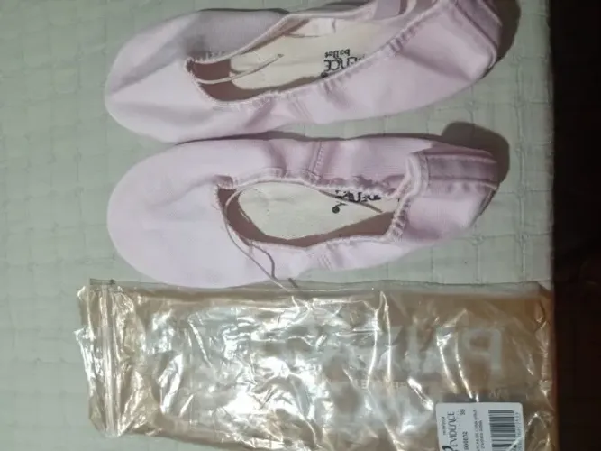 Sapatilha Rosa Meia Ponta Nova