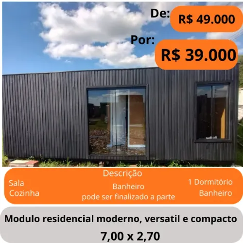 Módulo residencial de 7x 2,70