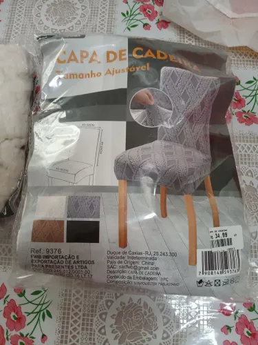 2 capas pra cadeiras