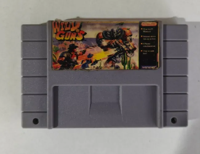 Jogo Wild Guns paralelo Super Nintendo