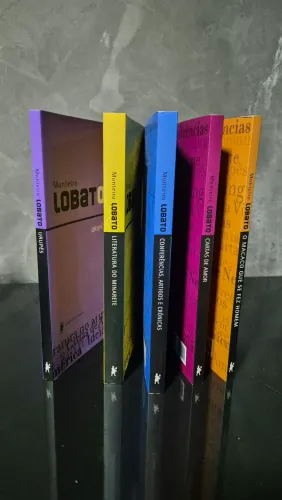 Conjunto 5 livros de Monteiro Lobato