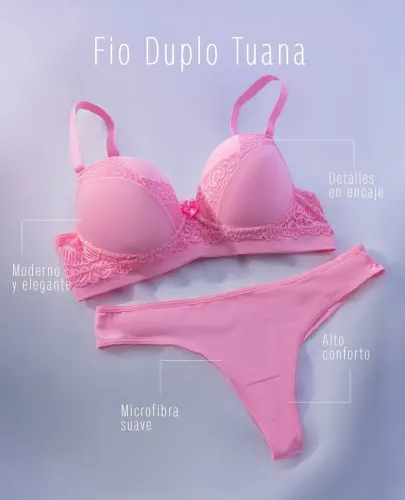 Conjunto de calcinha e sutiã