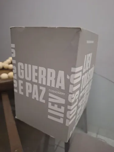 Livro box Guerra e Paz ( ed. Cosac Naify)