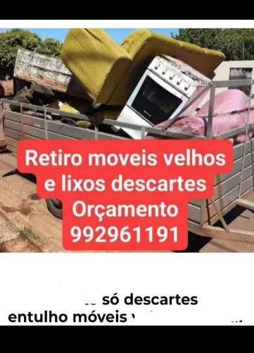 Só descartes entulho de móveis velhos 
