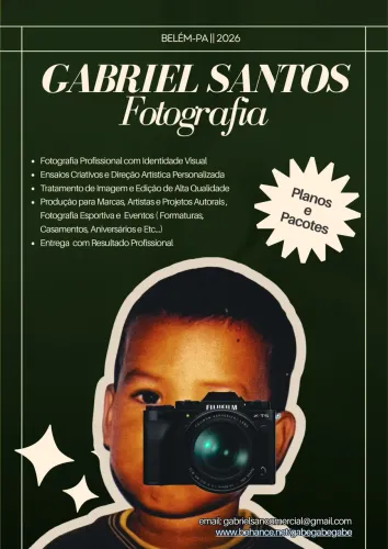 Fotógrafo em Belém