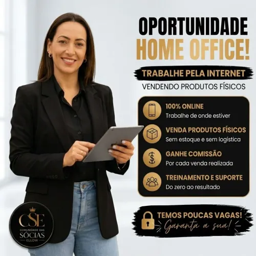 VAGA HOME OFFICE / VENDA DE PRODUTO FISICO