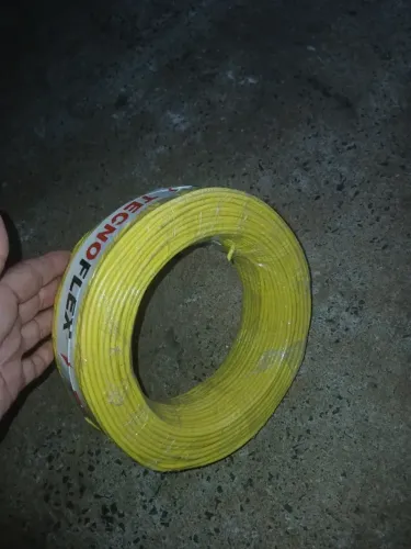 Fio Elétrico 4mm Flexível - Rolo com 50 Metros