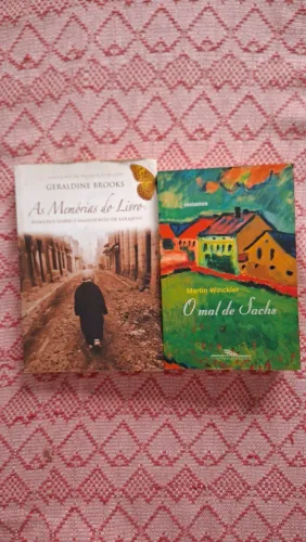 2 livros: AS MEMÓRIAS DO LIVRO. O MAL DE SACHS