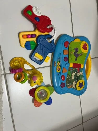Kit brinquedo de bebê fisher price