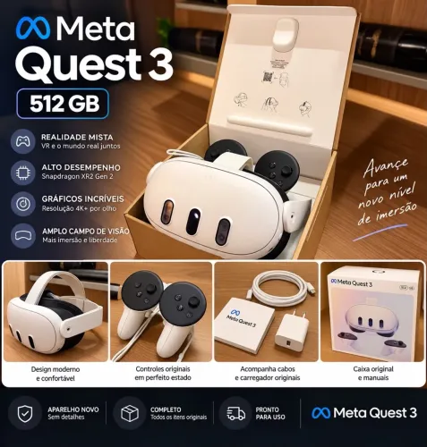 META QUEST 3 - 512GB | COMPLETO