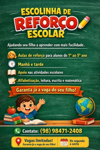 Reforço escolar em Viana Maranhão