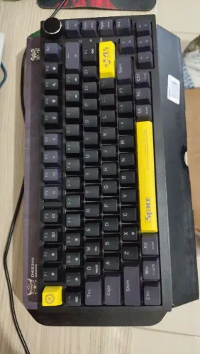 TECLADO NOVO G52 ONIKUMA SWITCH VERMELHO