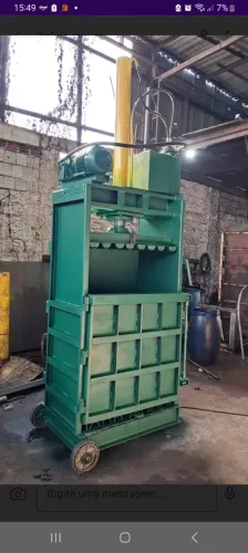 Prensa hidráulica para reciclagem valor 25.000 mil reais 