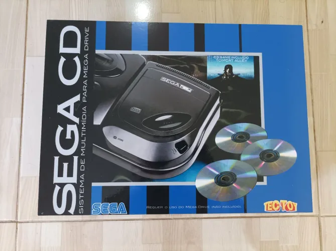 Sega Mega Drive III + Sega CD + Jogo