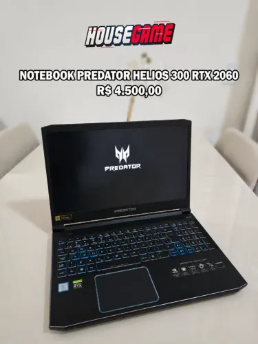 Notebook Gamer Predator RTX 2060